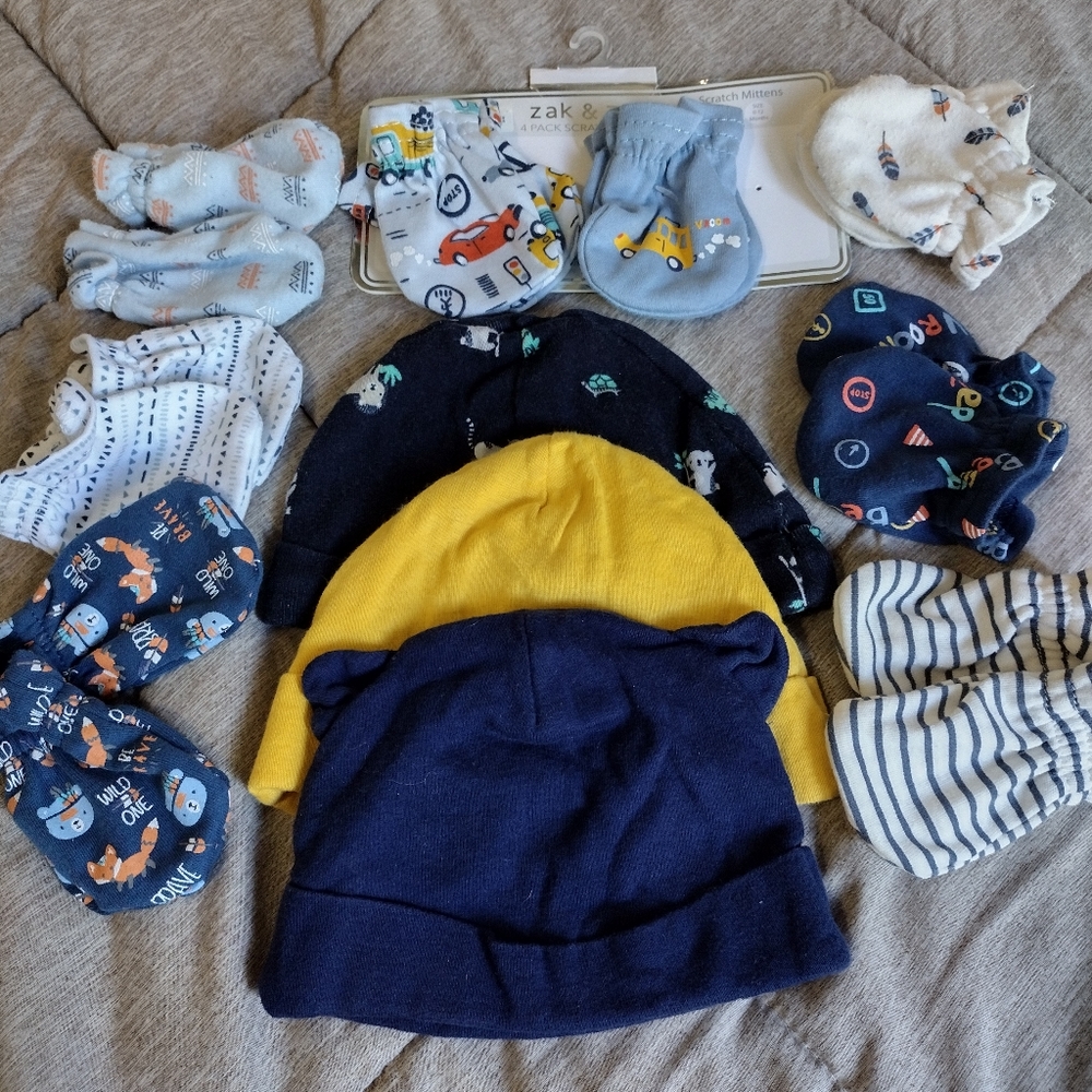 Baby Hats and Mittens Bundle